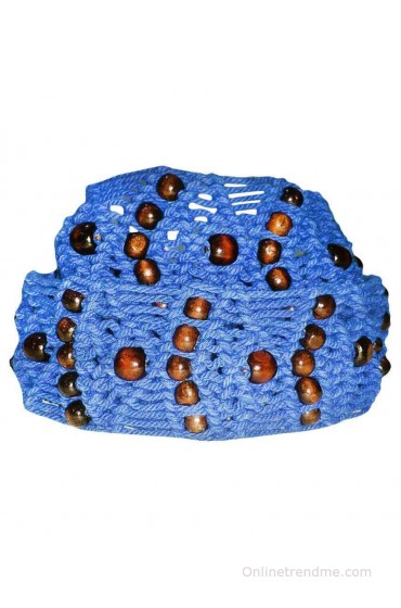 Om Sales Corporation Blue Non Leather Casual Wear Ladies Belt